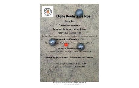 Concours amical du 20 Décembre 2025